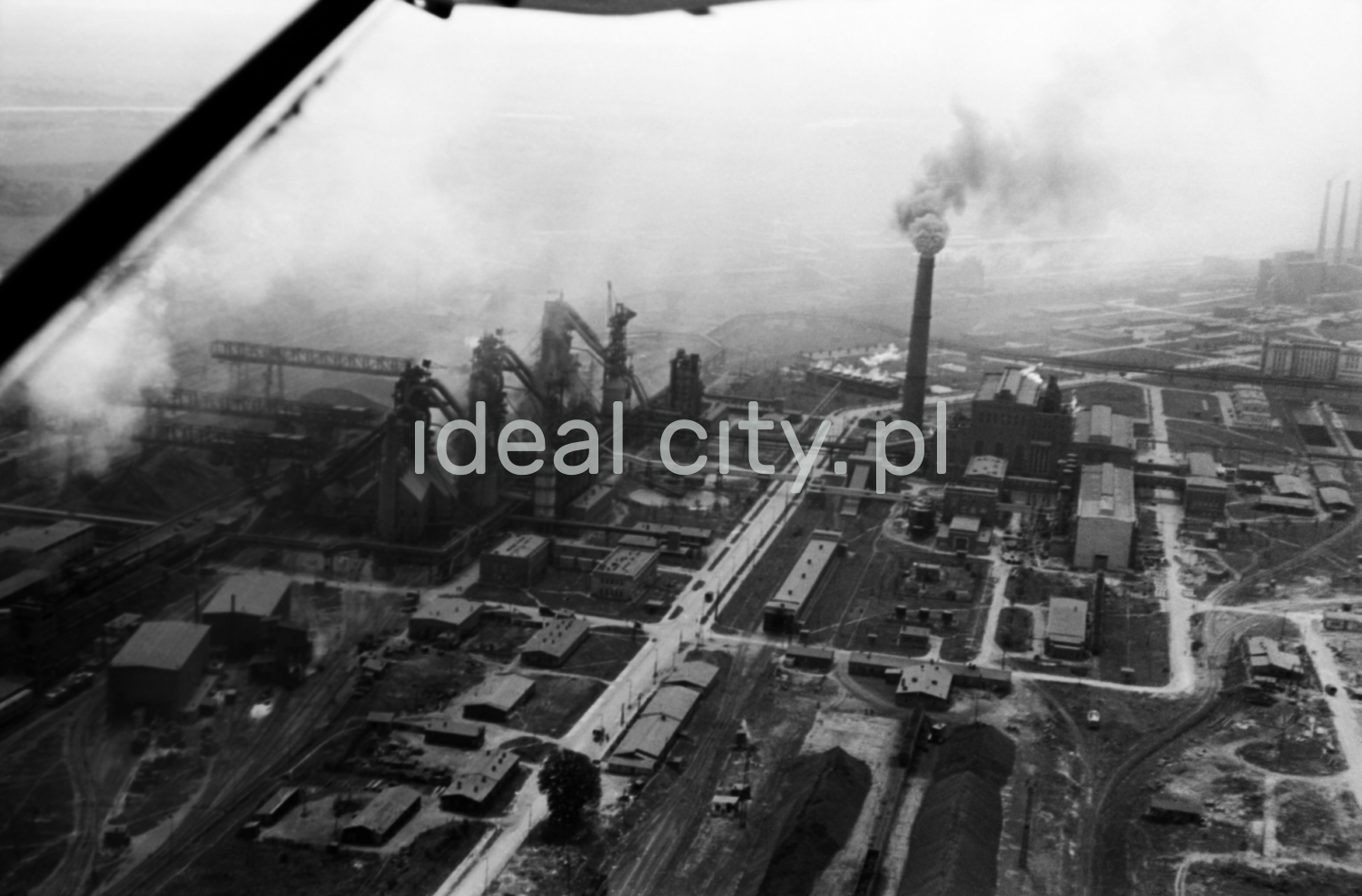 Aerial view of the plant's infrastructure