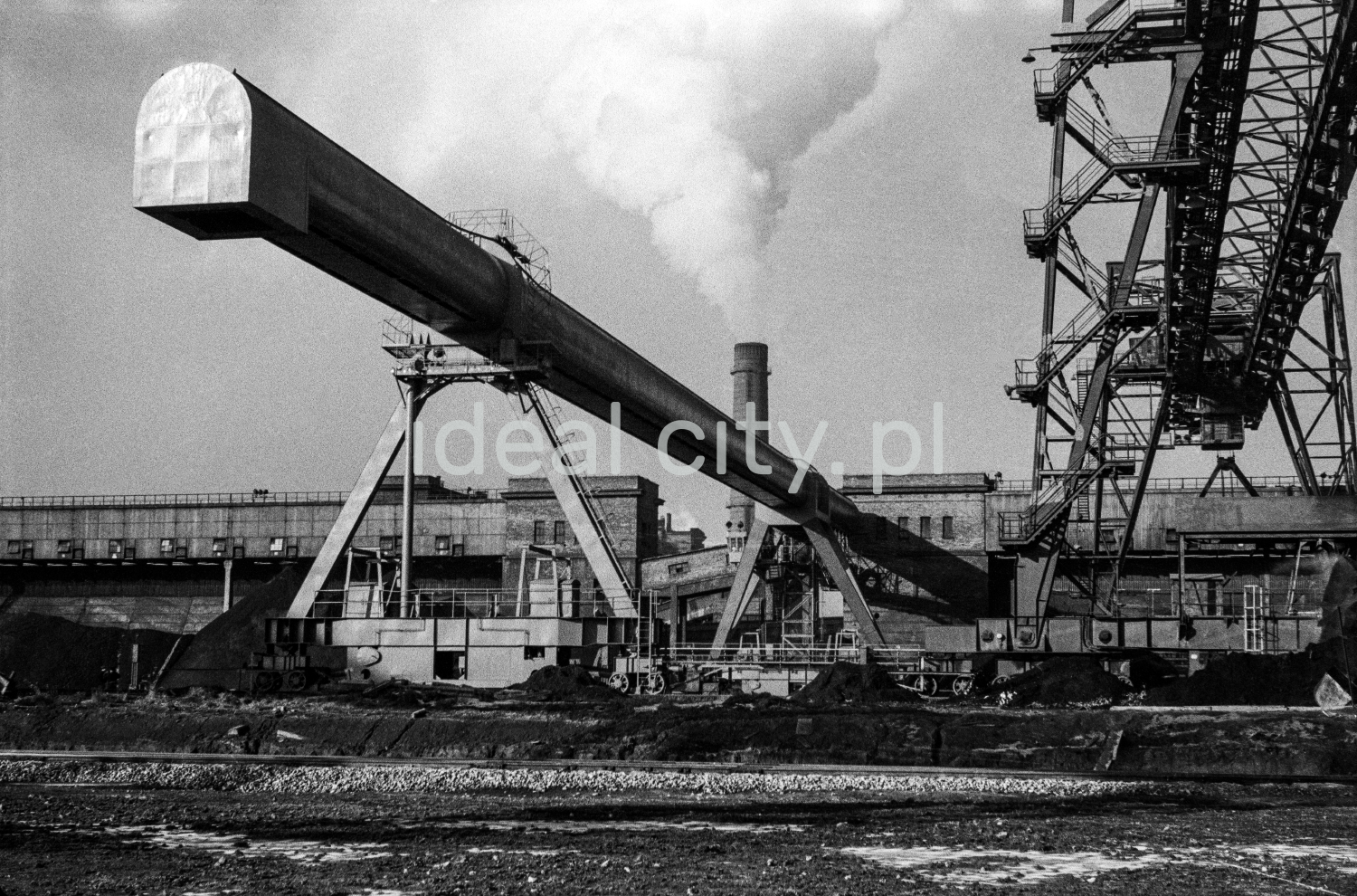 View of the factory installations.