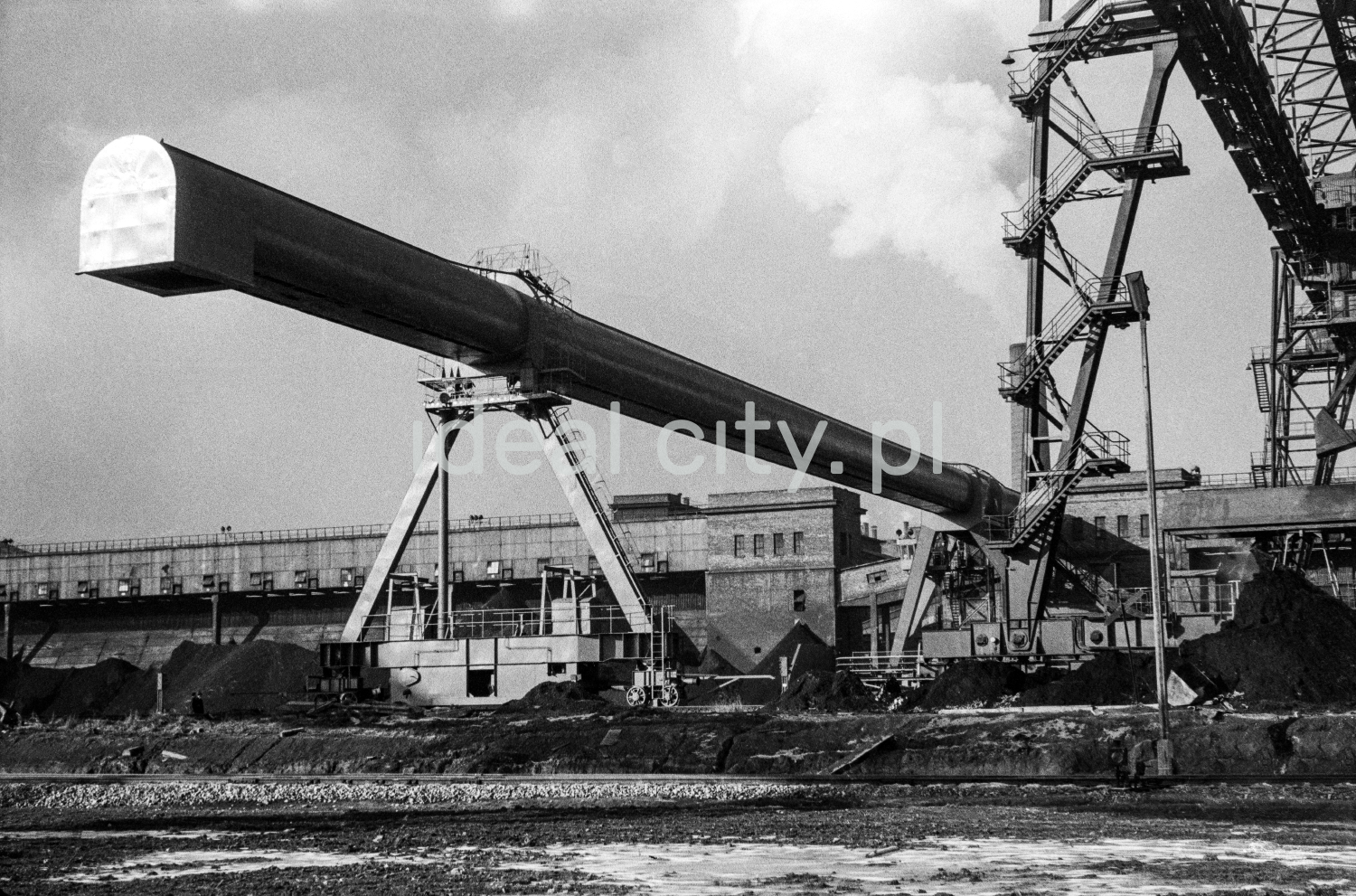 View of the factory installations.