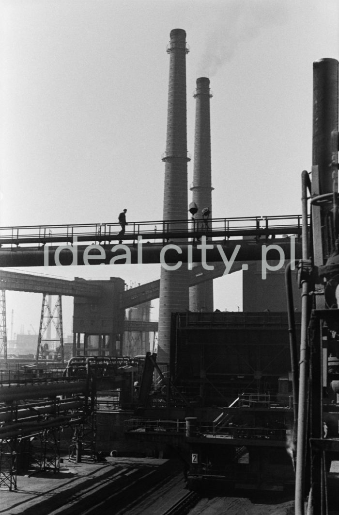 Lenin Metallurgical Combine. Pipelines, gas installation and conveyors at the steelworks. 1960s.

Kombinat metalurgiczny im. Lenina, fragmenty rurociągów i instalacji chemicznych oraz galerie taśmociągów na terenie huty, lata 60.

Photo by Henryk Makarewicz/idealcity.pl



