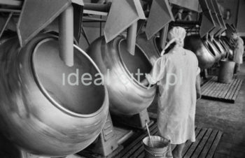 Production hall at the Polfa Pharmaceutical Company in Kraków. 1960s.

Hala produkcyjna Krakowskich Zakładów Farmaceutycznych 