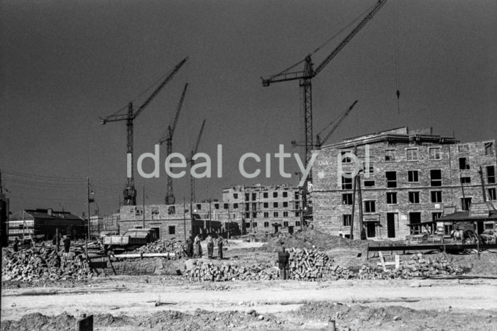Budowa Osiedla Stalowego, ok. 1954r.

fot. Wiktor Pental/idealcity.pl


