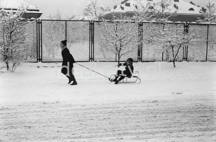 Zima w Nowej Hucie, Osiedle na Skarpie. Lata 60. XXw.

fot. Henryk Makarewicz/idealcity.pl

