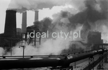 Kombinat metalurgiczny im. Lenina, widok ogólny Zakładu Koksochemicznego, lata 60.

fot. Henryk Makarewicz/idealcity.pl

